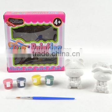 diy painting toy graffiti paint include 4 color and brush