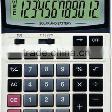 12 digits scientific desktop calculator with large gradient KT-8900V