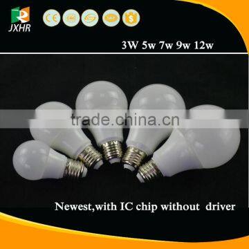 2016 new design circuit CE led bulbs e27 with IC chip without driver,led light bulb e 27,led bulb 5 watts