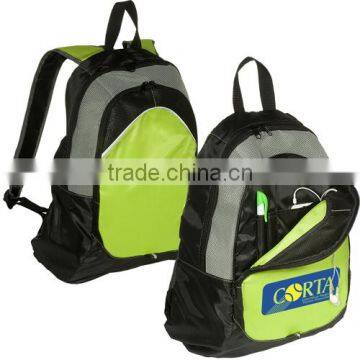 adjustable straps 210D polyester backpack factory