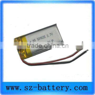 rechargeable 3.7V small li-polymer Battery 280mAh