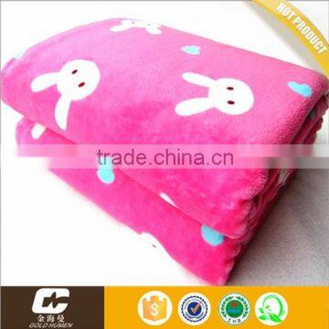 Bath Blanket 75X100CM Baby Blanket Cartoon Printed Coral Fleece Blankets For Babies photo-4