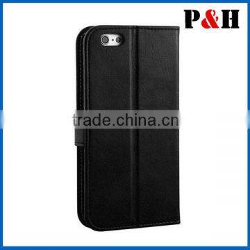 2014 New Hot Selling IPhone 6 Leather Case, PU Leather Wallet Case for IPhone 5 photo-4
