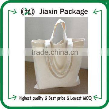 Eco-friendly cotton canvas drawstring bag pouch with logo printed