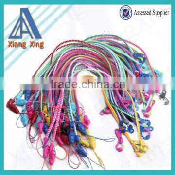 New Design Pvc Logo Zipper Lanyard Girly Lanyards photo-3