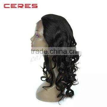 Peruvian Indian Malaysian Brazilian Human Hair Full Lace Wig Brazilian Hair Lace Front Wig Body Wave photo-4