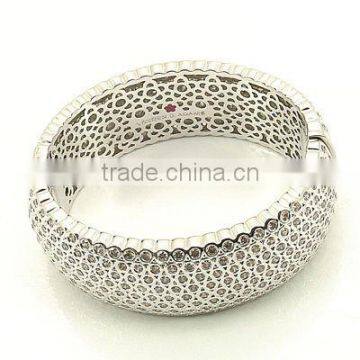 Classic Pave CZ Fashion Bangle