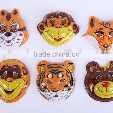 Cute Children Cartoon Designs Plastic Mask Cheap Kids Kindergarten Performance Masks                        
                                                Quality Choice