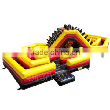 THE BATTLE obstacle outdoor cheap kids/adults inflatable obstacle course for sale