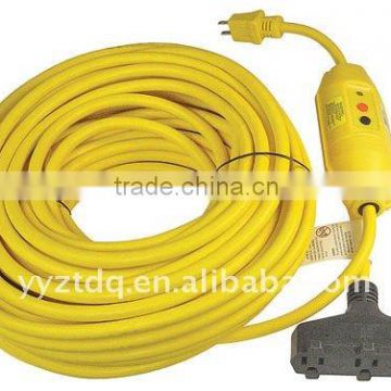 GFCI Extension cord 5-15P to TRI-TAP 5-15R Socket