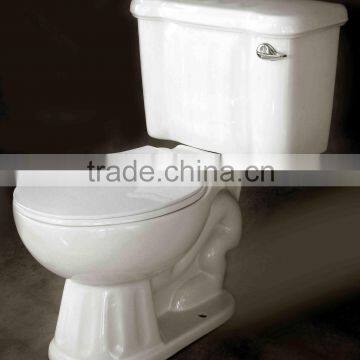 Victorian Style Two Piece Toilet, Round-Front Toilet (T/X-6813)