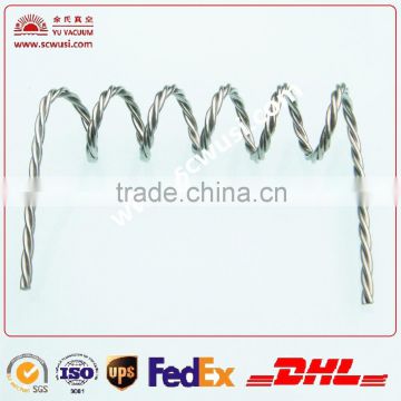 chengdu export high pure quality tungsten coil wire for Packaging vacuum coating