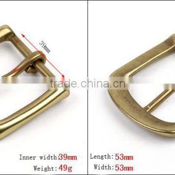 Men Belt Buckle 40mm Solid Brass Pin Buckle Pin Belt Buckle Gurtelschnalle Boucle de ceinture