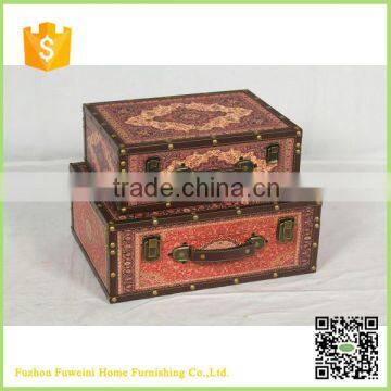 wooden suitcase style gift box antique wooden cigarette boxes