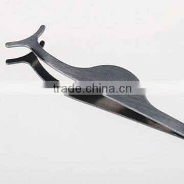 Fashionable Stainless Steel False Eyelash Applicator Eyelash Extension Tweezers photo-6