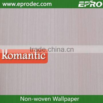 Graceful non-woven material colors customized wall fashion wallpaper for hotel decoration