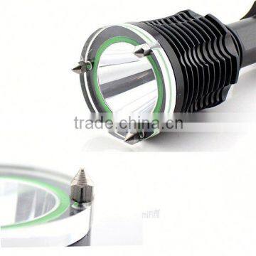 1158 New Design!! XM-L T6 LED Ultra Power Aluminum Torch Light Rechargeable Led With Emergency Hammer photo-3