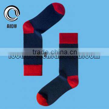 Black Jacquard Colors Man Sock Tube Socks Custom Thermal Smart Heated Socks