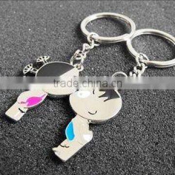 Kiss Boy Girl Wedding Keychains