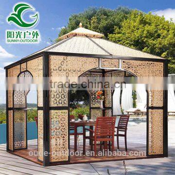 China Made Wind Proof Garden Rattan Gazebo For Sale                        
                                                Quality Choice