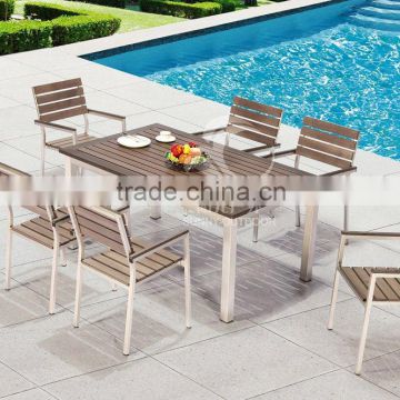 wholesale outdoor garden furniture wooden table chair dining wooden furniture