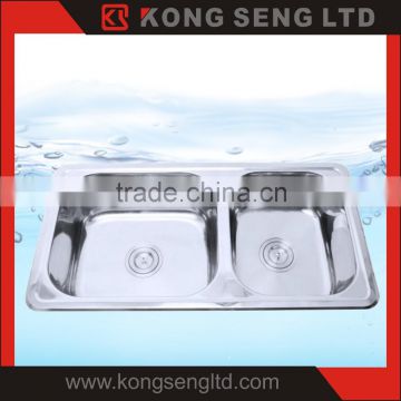 High quality Stainless steel 304 Deep draw Topmount sink -KS-TM-D37