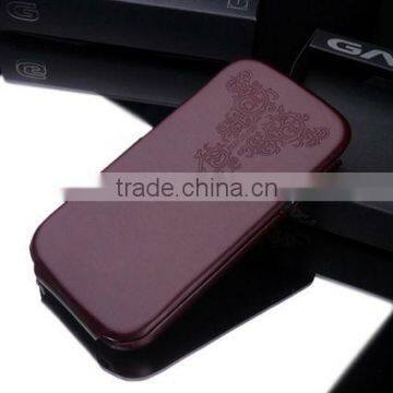 hot-pressing flip leather case for samsung galaxy s3 mobile phone case new product for 2013