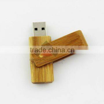 Wood Swivel USB Flash Drive