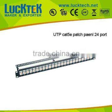 patch panel with keystone jack