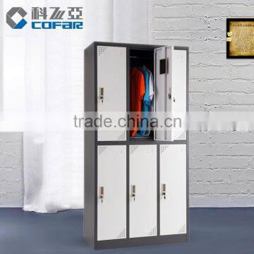 6 Doors Steel Structure Metal Furniture Wardrobe Airport Locker photo-2