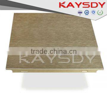 modern decorative materials clip-in square aluminium ceiling tiles