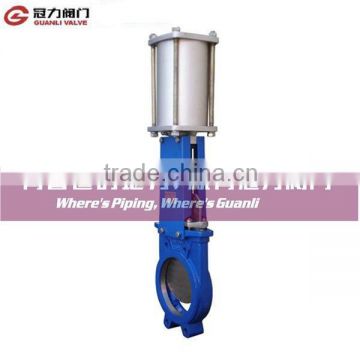 Ductile iron knife gate valve wafer type