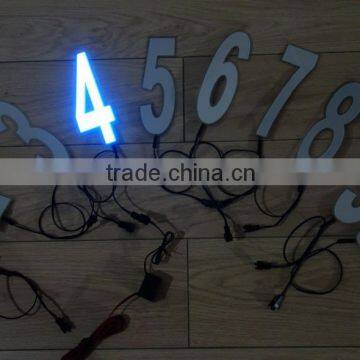 High quality&High luminance EL light Aeabic numeral No.4