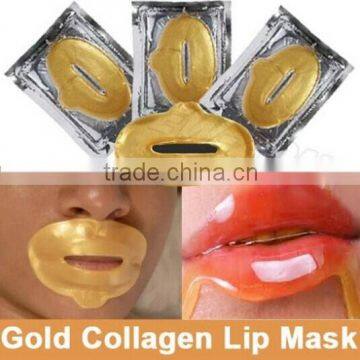 Hot sale!! Skin Care Gold Collagen Crystal Lip Mask