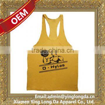 Good quality top level tank top men custom