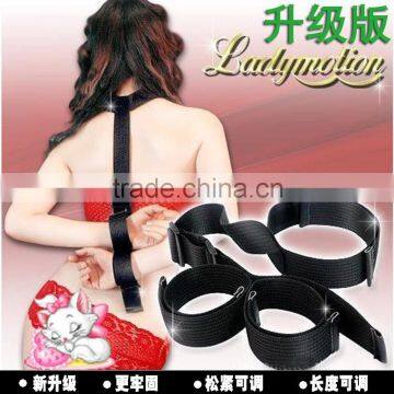 NEW WOVEN TAPE Collar Strap Toys, Couple Games Body Belt Strap for Hand and Neck Connected photo-2