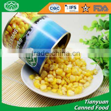 340g new crop canned sweet corn