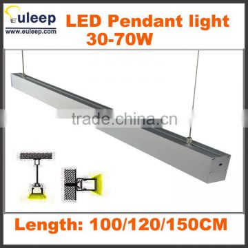 led pendant light,3200lm for display PF>0.9 SMD2835 IP33 linear bar led pendant light