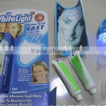 home teeth whitening kit with LED light