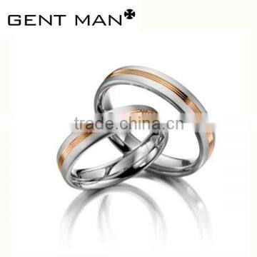 Titanium Stainless Steel Couple Ring Molybdenum Wedding Ring