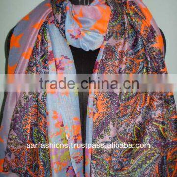 VISCOSE PRINTED SCARF 2014