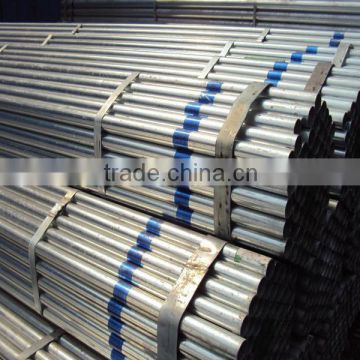 Construction ASTM A53 schedule 40 galvanized steel pipe,GI steel tubes Zn coating 60-400g/m2 with high quality