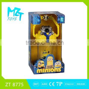 Hot B/O Minions music and light lantern magic lamp toys ZT 8775 2 model mixed