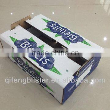 3ply Single Wall Printing Fruit Packaging Carton Corrugated Paper Shipper Boxes