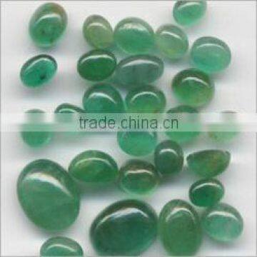 Natural Cabs Loose Gemstone Emerald smooth cabs