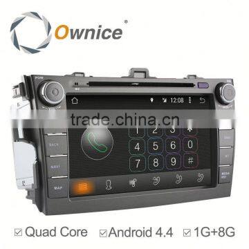 Ownice C180 Android system radio for Toyota Corolla with GPS Ipod DVR digital TV Wifi