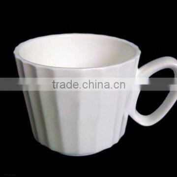 H11251 wholesale white porcelain wave edge fine china mugs wholesale