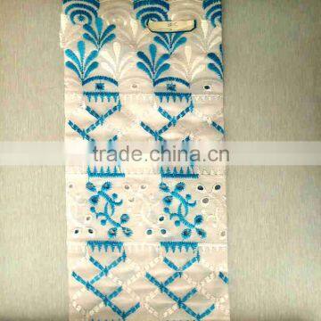 CHINA SUPPLIER T/C HEAVY ALLOVER EMBROIDERY FABRIC photo-2
