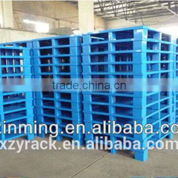 Foldable Stackable Zinc plated collapsible cage steel pallet