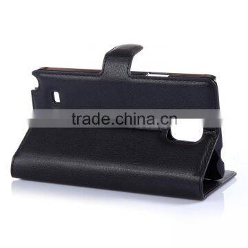 Hot Selling Ultra Thin Lichee PU Leather Case Wallet Folio Flip Cover for Samsung GALAXY Note 4 photo-6